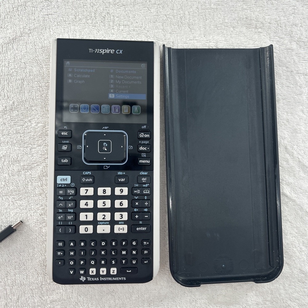 Texas Instruments Graphing Calculator TI-Nspire CX With Cover Fully Tested‎ - Picture 5 of 7